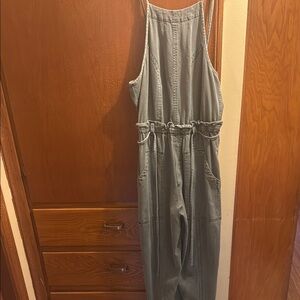 Free People Olive Green Jumpsuit